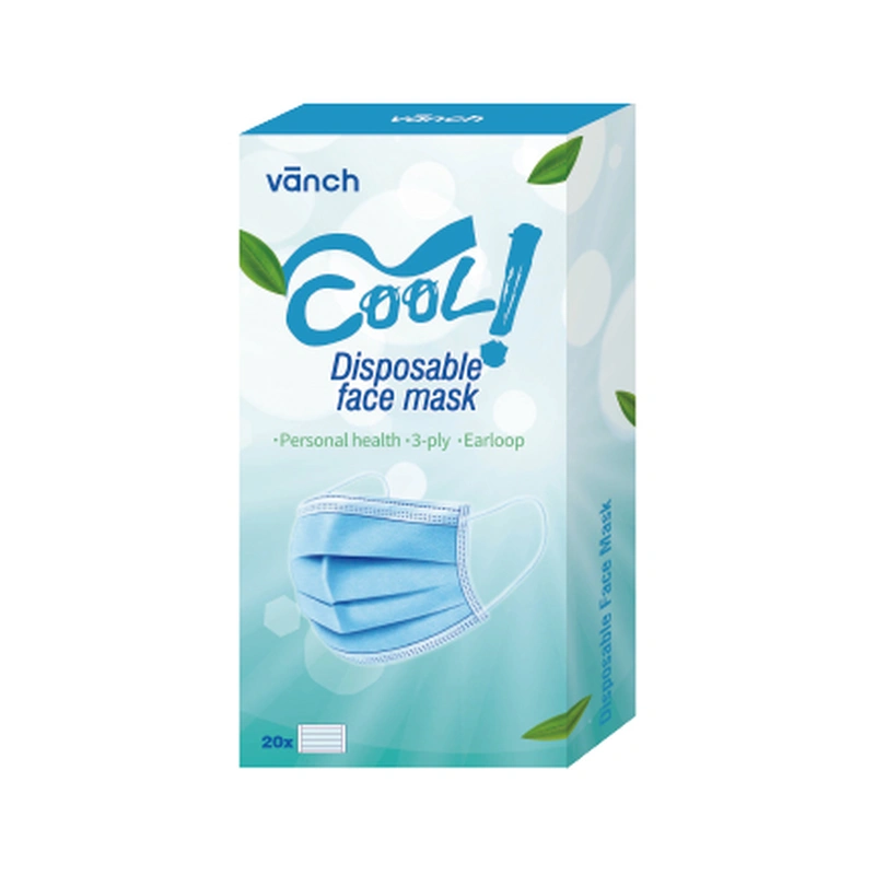 Vanch Non-Medical Disposable Face Masks, Cool air, wear all summer, Pack Of 20